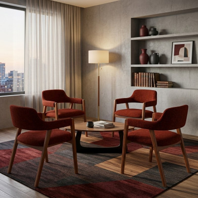 Modern Iesszëmmermiwwelen Designer Luxus 4x Still Miwwelen Nei Still nei