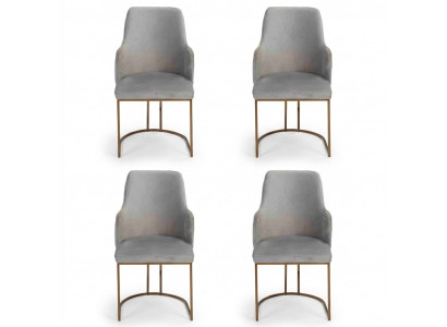 Modern gro Esszëmmerstill stilvoll Kichenstill Luxus Design 4x Still nei