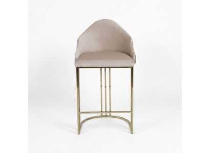 Luxus Iessdësch Stull Beige Sëtzstull Miwwelen Ariichtung Sëtzpolster Still