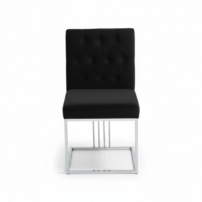 Schwaarze Stull Designer Iesszëmmer Miwwelen Iessstill Edelstolstull