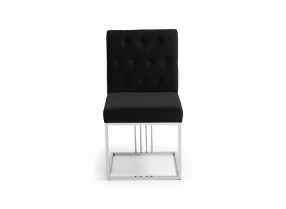 Schwaarze Stull Designer Iesszëmmer Miwwelen Iessstill Edelstolstull