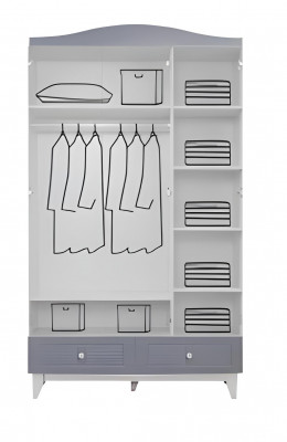 Kleederschaf Design Luxus Schaf Modern Stil neit Schlofzëmmer Miwwelen
