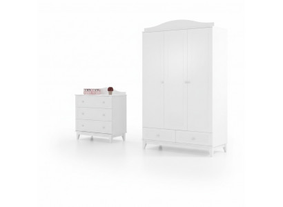Kannerzëmmer Set Luxus Schaf Modern Kommode nei Schlofkummer Miwwelen nei