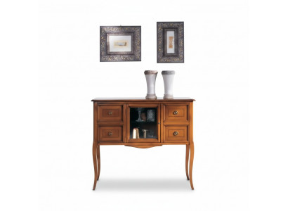 Klassesch Stil Kommode Sideboard Wunnzëmmer Holz Anrichte Braun Nei