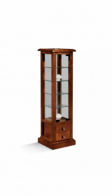 Vitrinn Glas Schaf Echt Holz Vitrin Wunnzëmmer Miwwelen Sideboard Nei