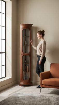 Vitrine Holz Schief Vitrinen Schief Komod Régal Neien