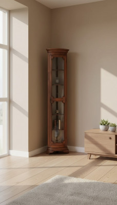 Vitrine Holz Schief Vitrinen Schief Komod Régal Neien