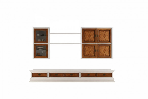 Italienesch Holzmiwwel Designer Anrichte Wunnwand Wunnzëmmer Schiefwand