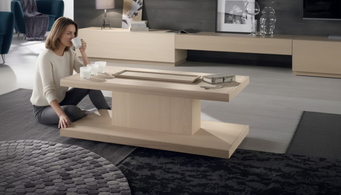 Klassesche Luxus Designer Couchtisch Wunnzëmmer Dësch Niewendësch Holz