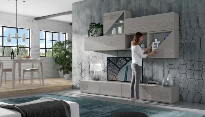 Schief Wand Regal Wunnwand Säitniddereg Regaler Holz Design Schiefen