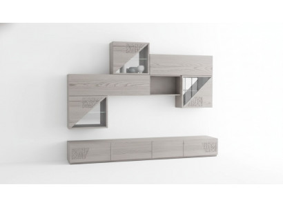 Schief Wand Regal Wunnwand Säitniddereg Regaler Holz Design Schiefen