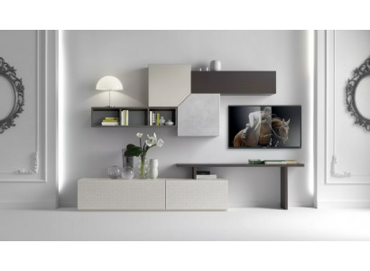 TV-Schaf italienesch Miwwelen Wunnzëmmer Luxus-Sideboard Wandschaf Holz