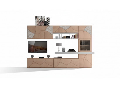 Klassesch Wunnwand Wunnzëmmer Sideboard RTV Regal Wänn Schaf Nei