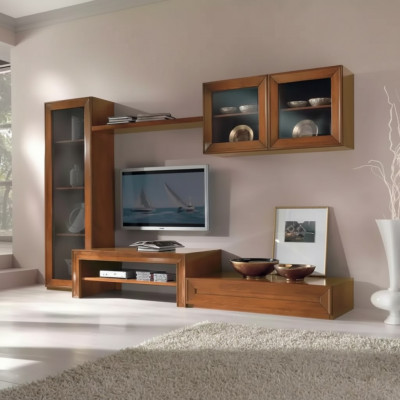 Wunnwand Schiefwand Wunnzëmmer Schaf Vitrin Sideboard Wunnwänn