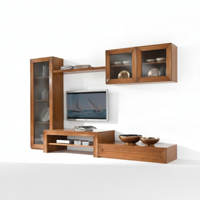 Wunnwand Schiefwand Wunnzëmmer Schaf Vitrin Sideboard Wunnwänn