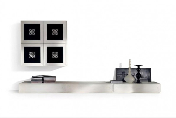 Moderne Wunnwand Set Sideboard Wunnzëmmer Schief Moosequipment