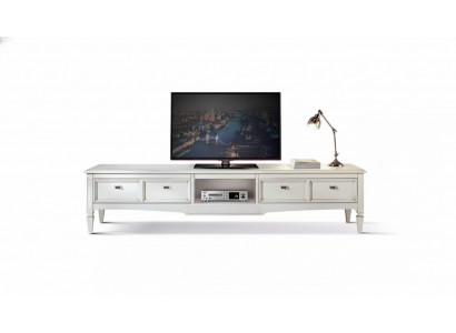Wunnzëmmer Stänner Miwwelen RTV Fernseh Sideboard Stil Wäiss Luxus Holz
