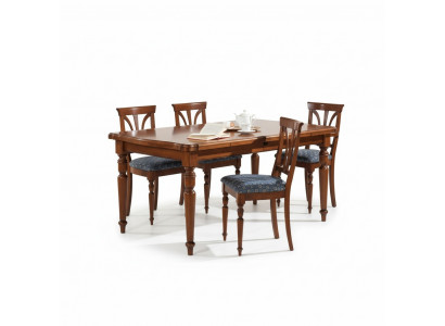 Design Iesszëmmer Stull Set Dëscher 4x Stull Iessgrupp Garnitur 5dg Stéck.