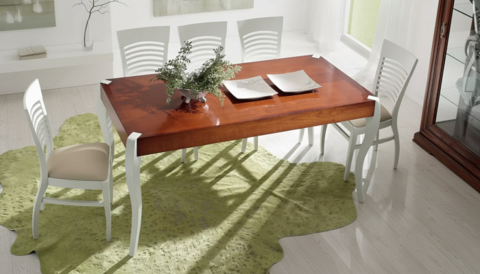 Iessdësch Holz Iesszëmmer Dësch Rektangulär Italienesch Miwwelen Dëscher Nei