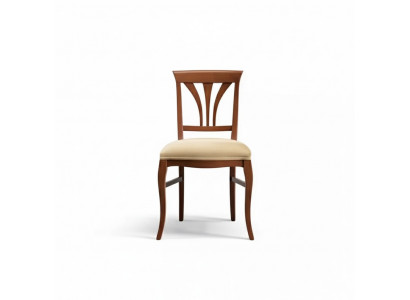 Stull ouni Aarmleeën Iesszëmmerstull Holz Iesszëmmer brong Design klassesch