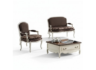 Canapé 2 Sëtz Klassesch Polster-Design Luxus Canapé Sofas Fauteuil Neit
