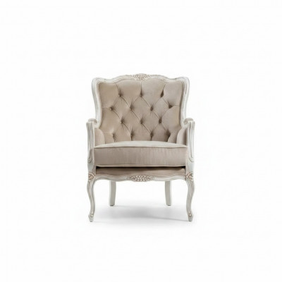 Luxus Sessel Design Polster Sofa Canapé Wunnzëmmer Textil 1 Sëtz Nei