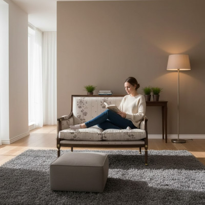 Zwee-Sëtzer Sofa Polster Design Luxus Stoffsofas Textil Design Kannapé