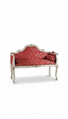 Design Italienesch Miwwelen 2 Sëtz Sofa Couch Polster Lounge Couchen