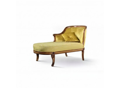 Chaiselongue Stoff Canapé Siddelchen Chaise Klassesch Giel Couch Textil Neit