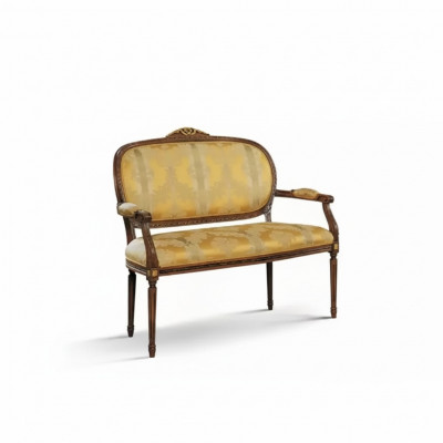 Klassesch Giel Sëtzbank Retro Wunnzëmmer Luxus Design Nei