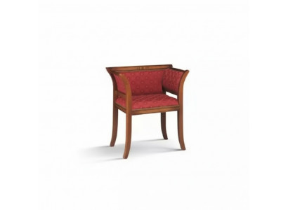 Iesszëmmer Holz Still mat Armlehn Klassesch Neit Design Gestoffte Sëtzt.