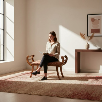 Designer Luxus Bank Gepolsterte Bank Sëtzbank Sëtzmöbel Wunnzëmmer Bänken