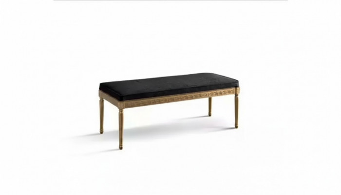 Bank Pouf Designer Sëtzbank Wunnzëmmer Klassesch Miwwelen Nei