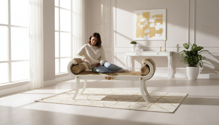 Hocker Sitzbank Sëtzocker Wunnzëmmer Designer Hocker Sëtzmöbel Nei