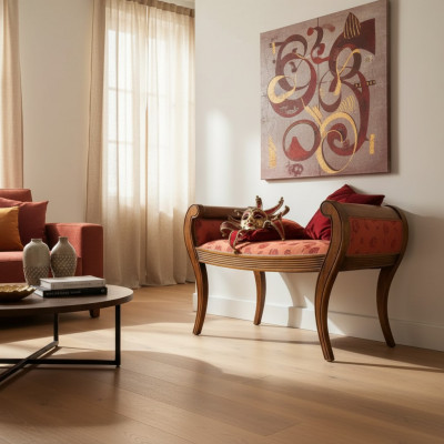 Hocker Miwwel Bank Holzhocker Holz Seizhocker Luxus Polsterbank