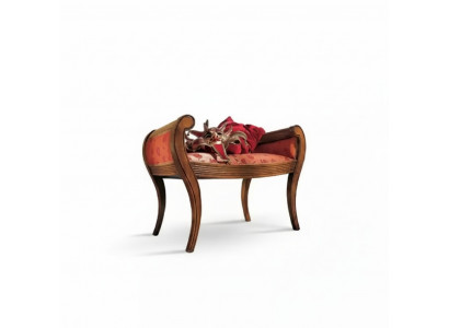 Hocker Miwwel Bank Holzhocker Holz Seizhocker Luxus Polsterbank