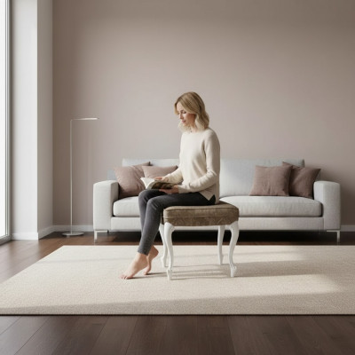 Sëtzpolster Bänkpolster Sëtz Hocker Bänk Stoff Holz Stil Designer Nei