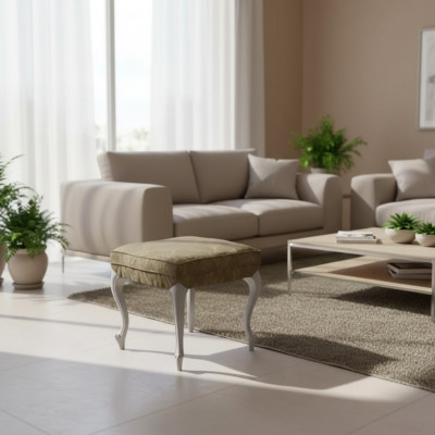 Sëtzpolster Bänkpolster Sëtz Hocker Bänk Stoff Holz Stil Designer Nei