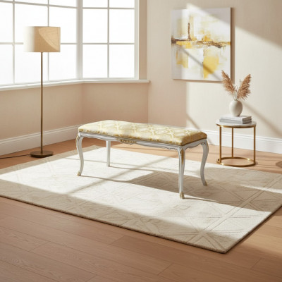 Hocker Canapé Pouf Polster Bäizellhocker Fousshocker Ottoman Sëtz Bänk Neit