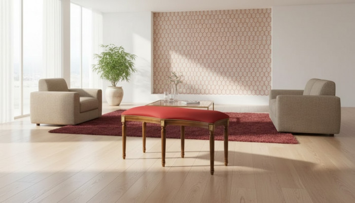 Hocker Polster Bank Sëtzmiwwelen Ottomane Sëtzpolster Wunnzëmmer Designer