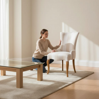 Klassesche Stull Luxus Holz Lehnstull Holzstull Design Iesszëmmerstull