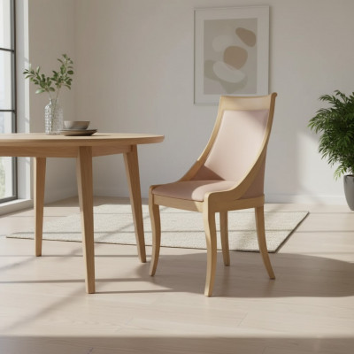 Iesszëmmer Stull Luxus Stoff Massivholz Design Still Polster Klassesch