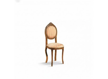 Stull ouni Armleeën Iesszëmmerstull Holz Stoff Iesszëmmer Design Fotell
