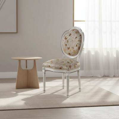 Stull Brong Design Wunnzëmmer Iesszëmmer Holz Polster ouni Armlehnen Nei