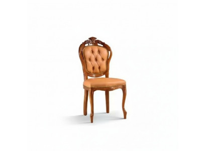 Luxus Stull Braun Iesszëmmer Designer Holz Miwwelen Stull ouni Armleen.