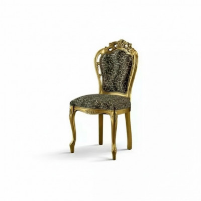 Iesszëmmerstull Luxus Art déco Stillen Design Holzstull Italienesch Miwwelen