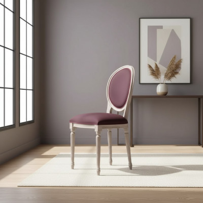 Klassesch Still Iesszëmmerstull Luxus Holz Lehnstull Holzstull Design