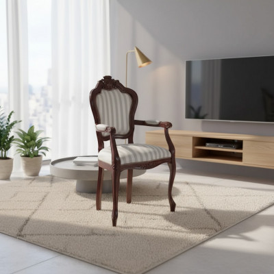 Stull Polster Gro Designerstull Iesszëmmer Lehnstull Luxusmiwwelen Nei Zoustand vum Artikel: Nei