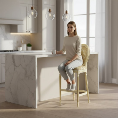 Barhocker Barstull Stoff Design Barstill Bar Hocker Still Italien.