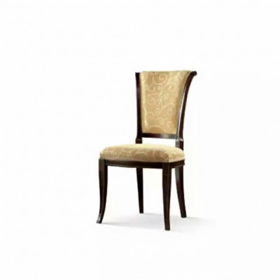 Design Textil Luxus Leënstull Stull ouni Armlehn Iesszëmmerstull Beige